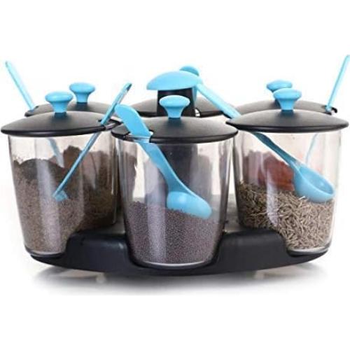 Contenedor de Especias G&D con 6 Frascos Transparentes 25,4cm