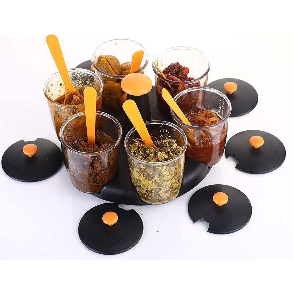 Contenedor de Especias G&D con 6 Frascos Transparentes 25,4cm