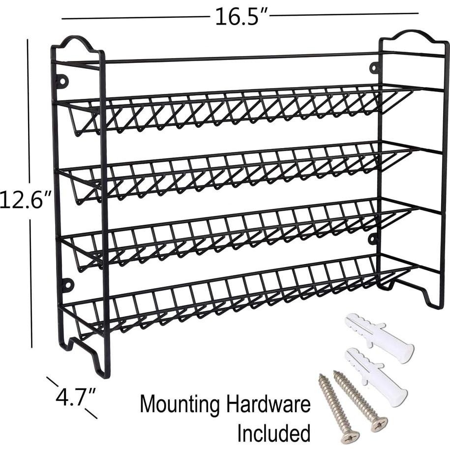 Organizador de especias SWOMMOLY 36 frascos y 396 etiquetas