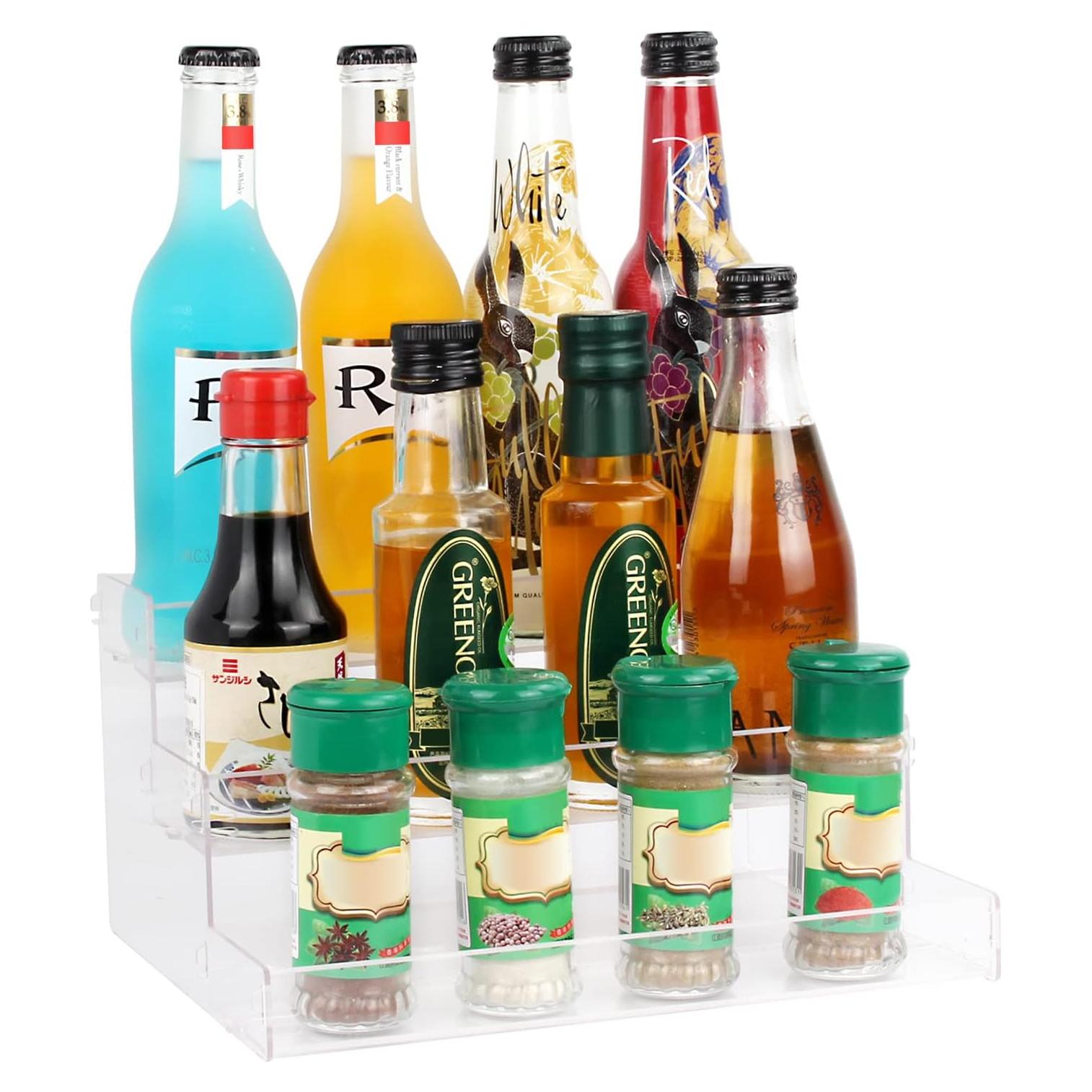 Estante de Especias 3 Niveles Elegantlife Transparente