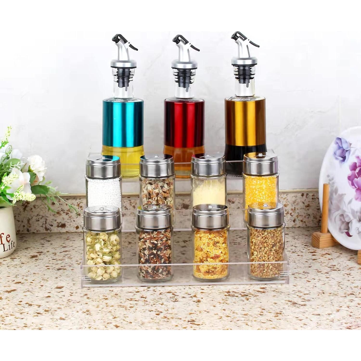 Estante de Especias 3 Niveles Elegantlife Transparente