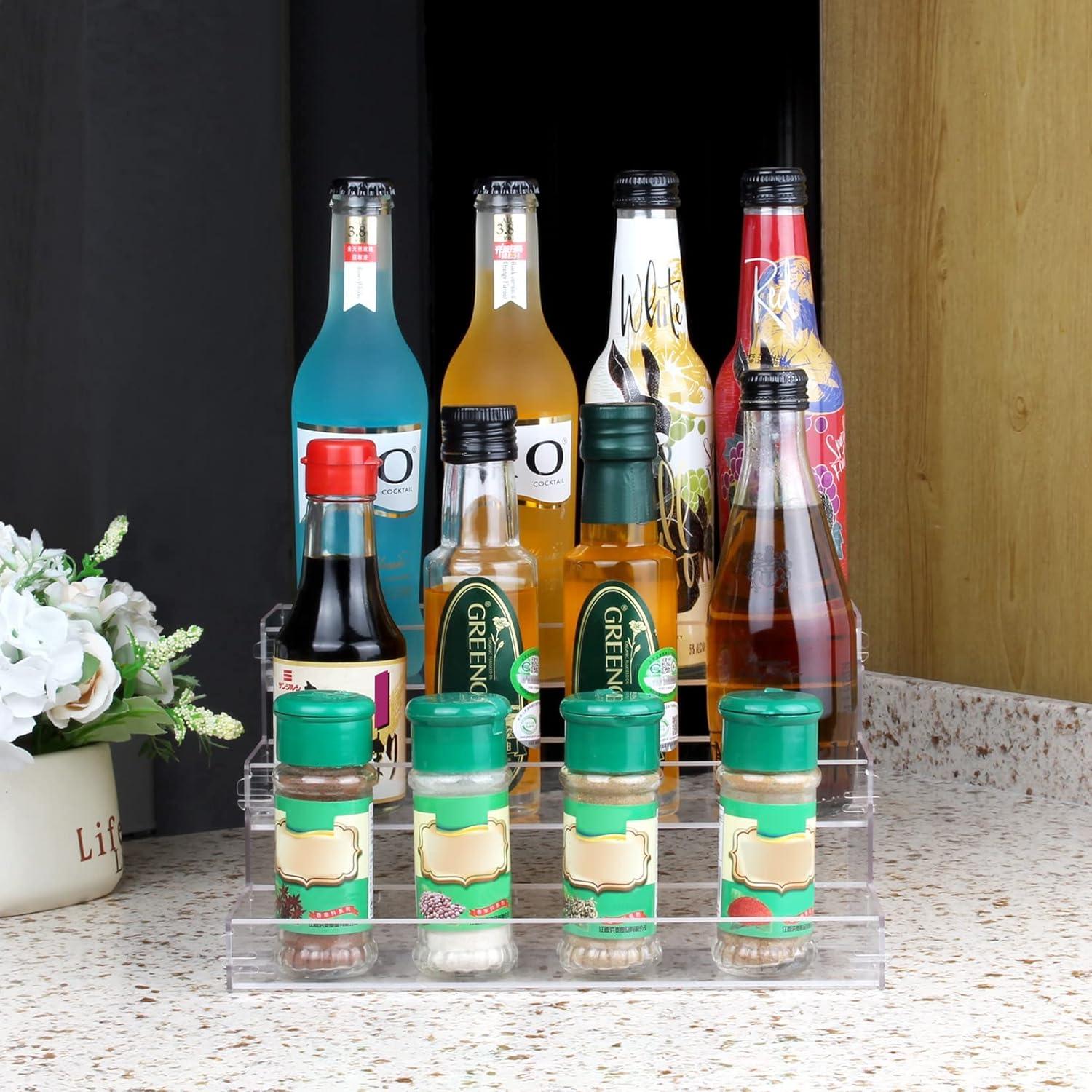 Estante de Especias 3 Niveles Elegantlife Transparente