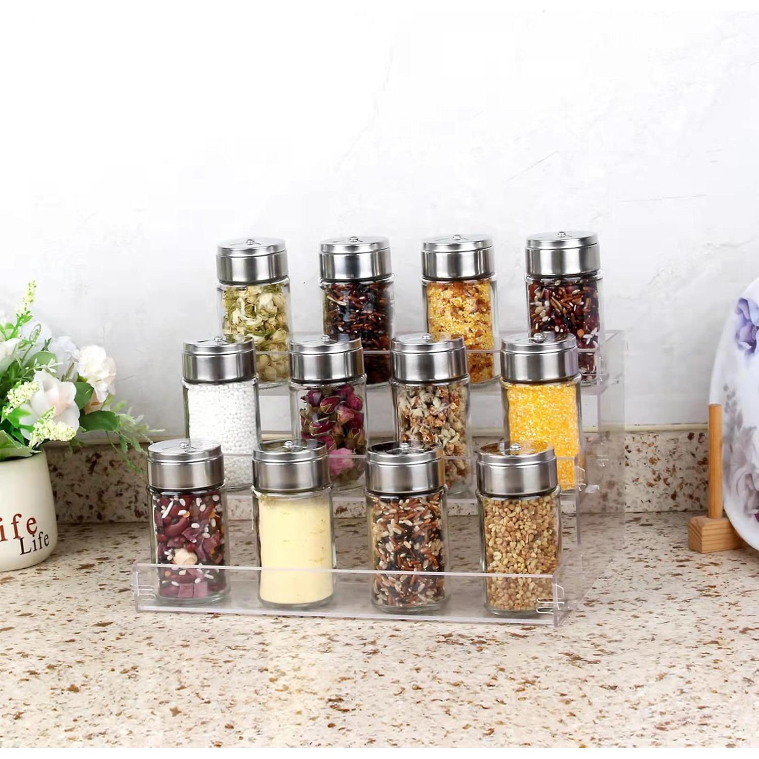 Estante de Especias 3 Niveles Elegantlife Transparente