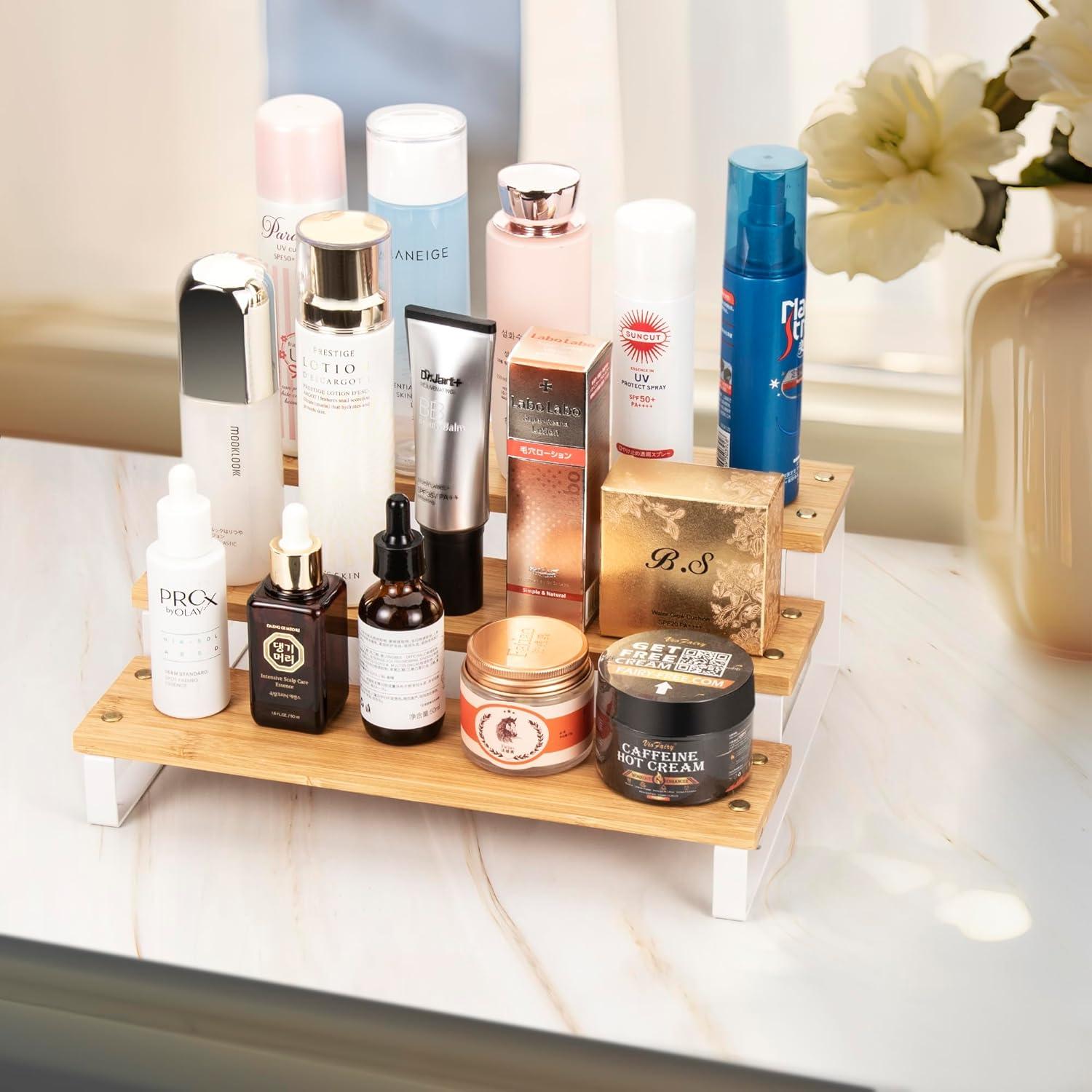 Organizador de Especias de 3 Niveles ASTOTSELL - Bambú