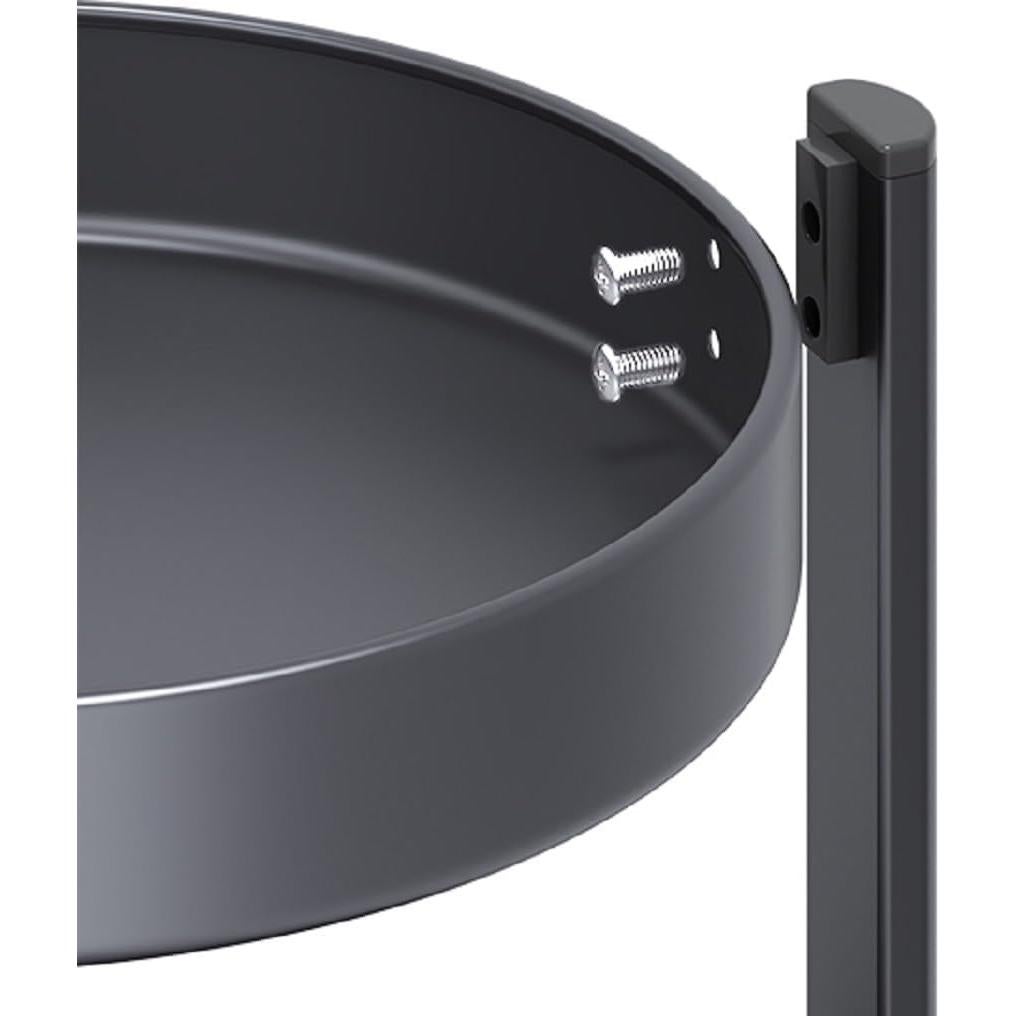 Organizador giratorio de especias Fineget 2 niveles 29.84 cm negro