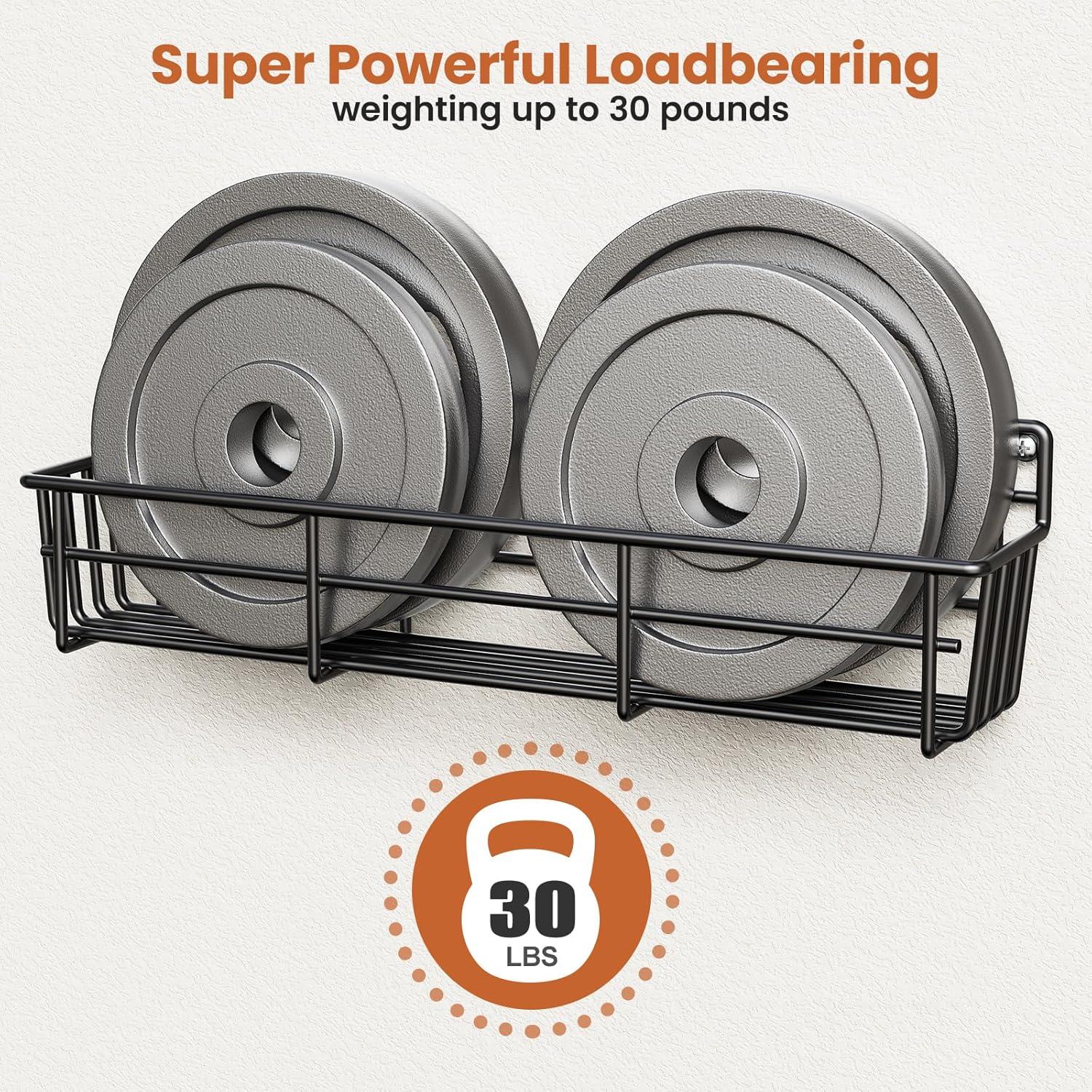 Organizador de Especias Colgante Mystozer 4 Estantes Negro