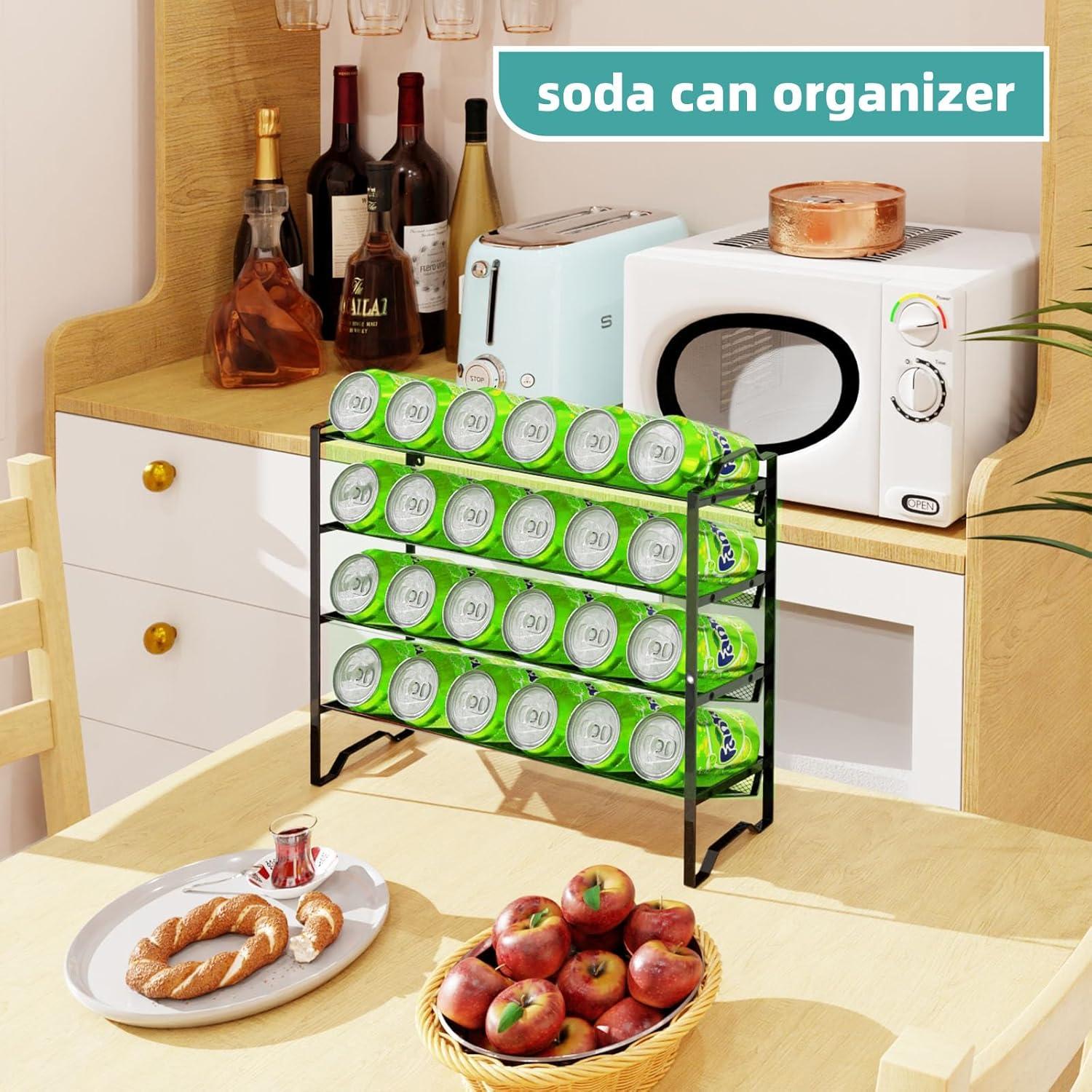 Organizador de Especias 4 Niveles Simple Trending Negro