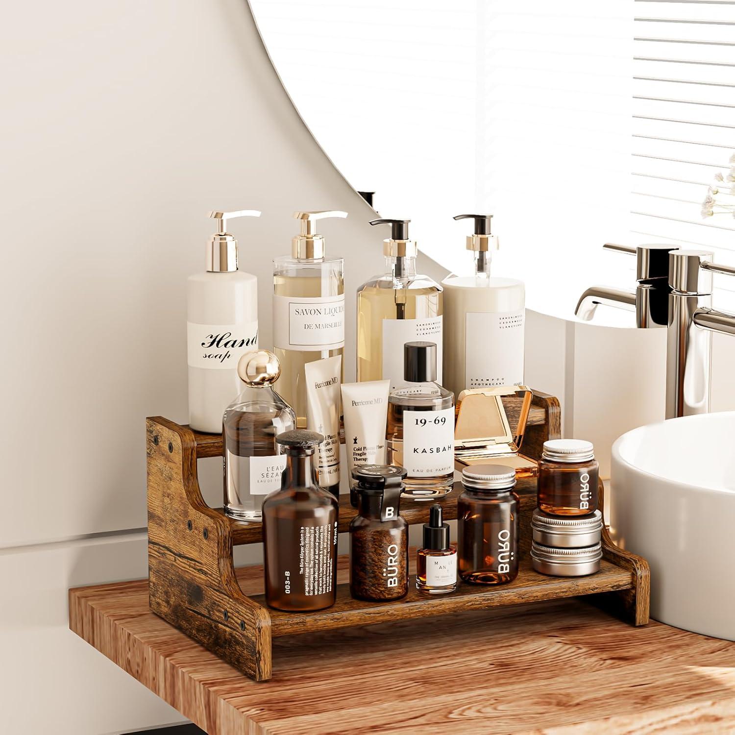 Estante de Especias KLM de 3 Niveles en Madera 35 cm