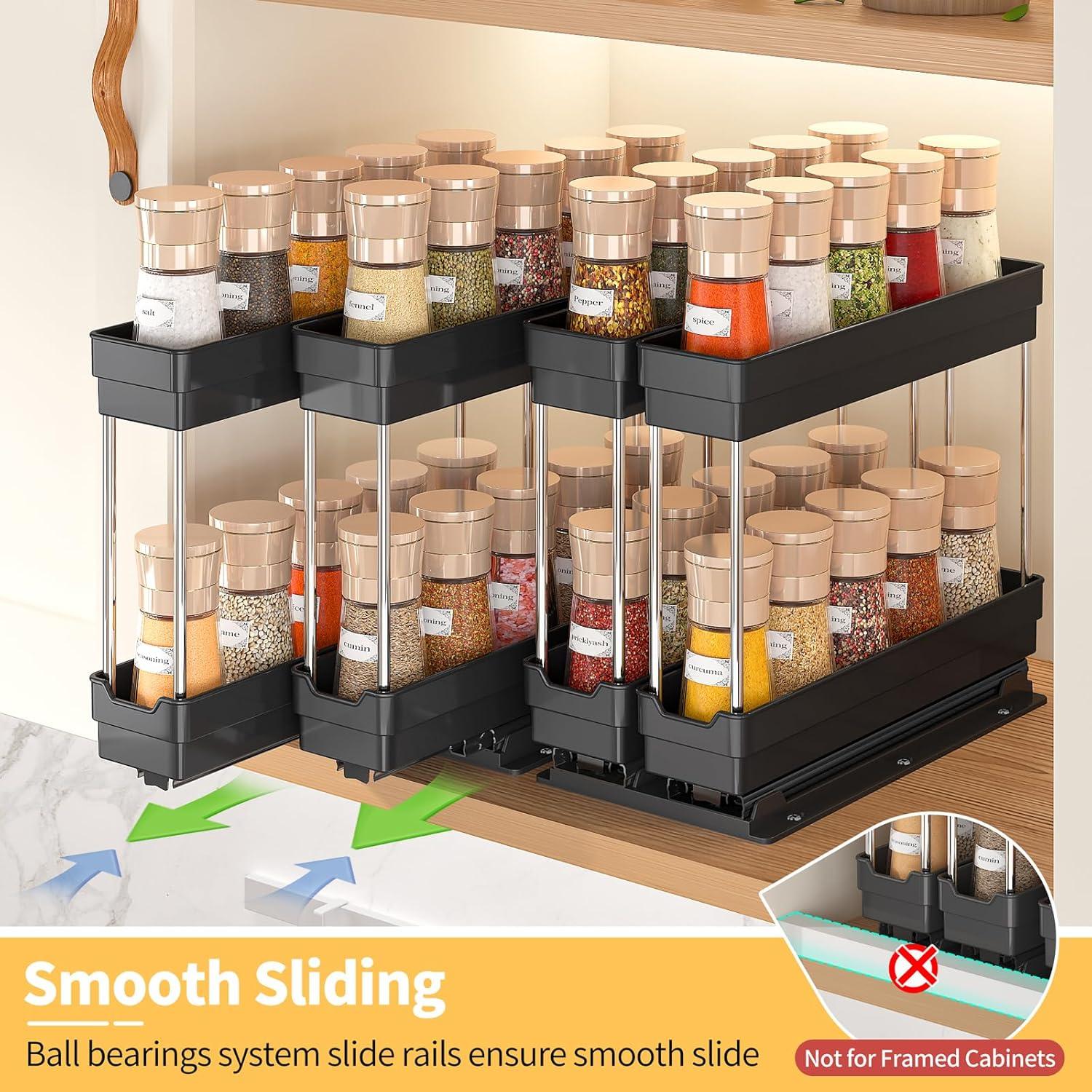 Organizador de Especias Extraíble CANTAMI 2 Paquetes 5.3x10.7x10 cm