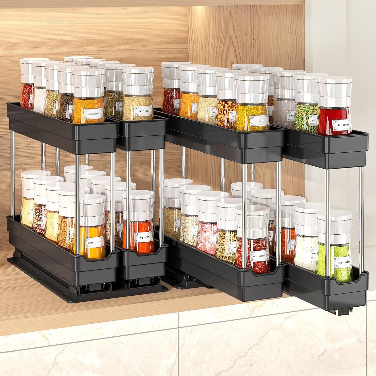 Organizador de Especias Extraíble CANTAMI 2 Paquetes 5.3x10.7x10 cm