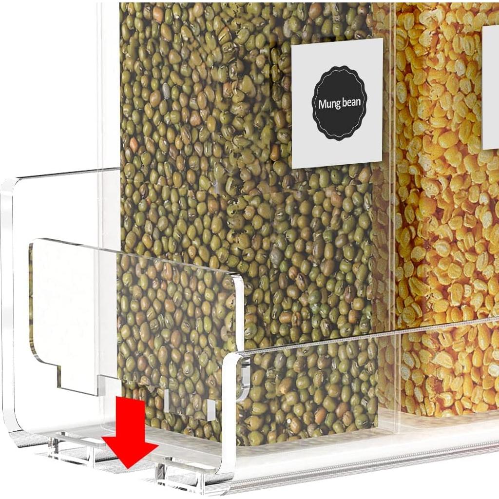 Estante de Especias de Pared Acrílico Sezanrpt - 4 Piezas