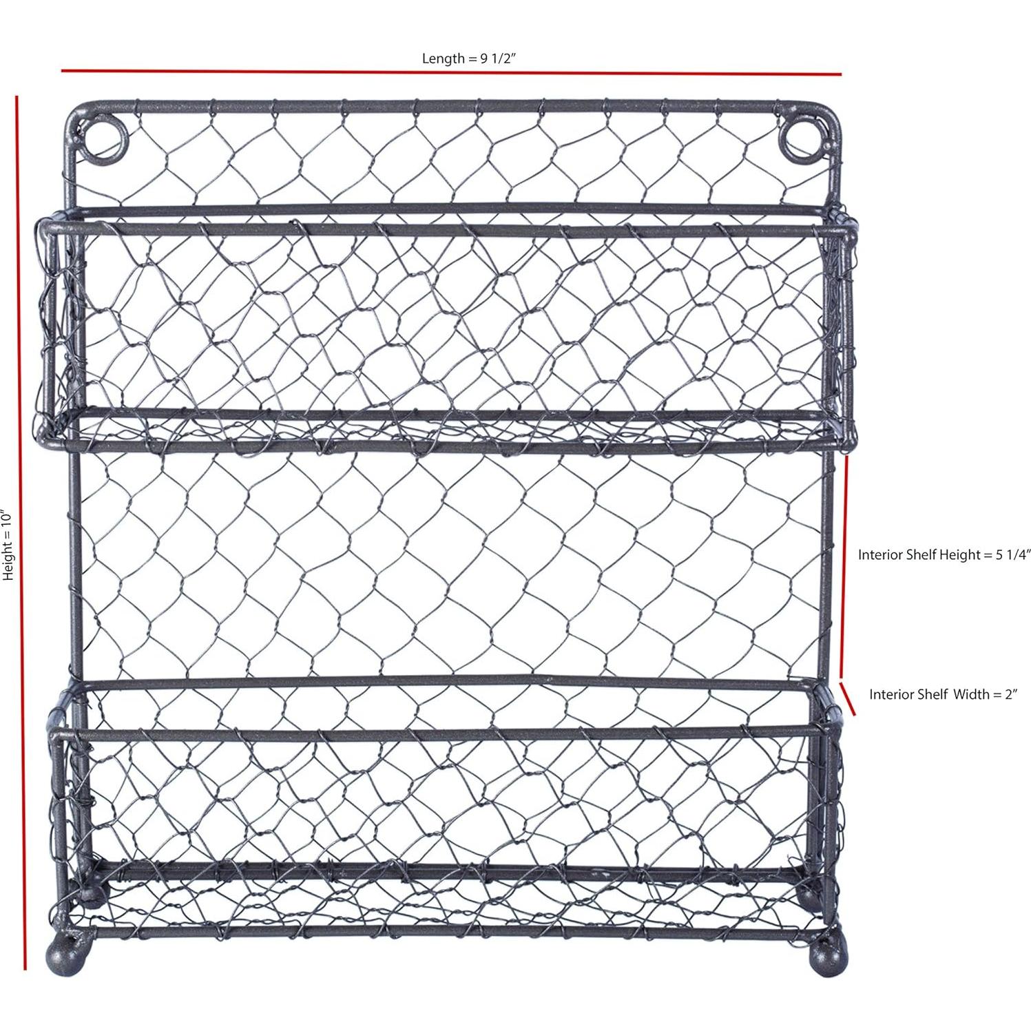 Estante de Especias DII Vintage de Metal 2 Niveles 0.45kg