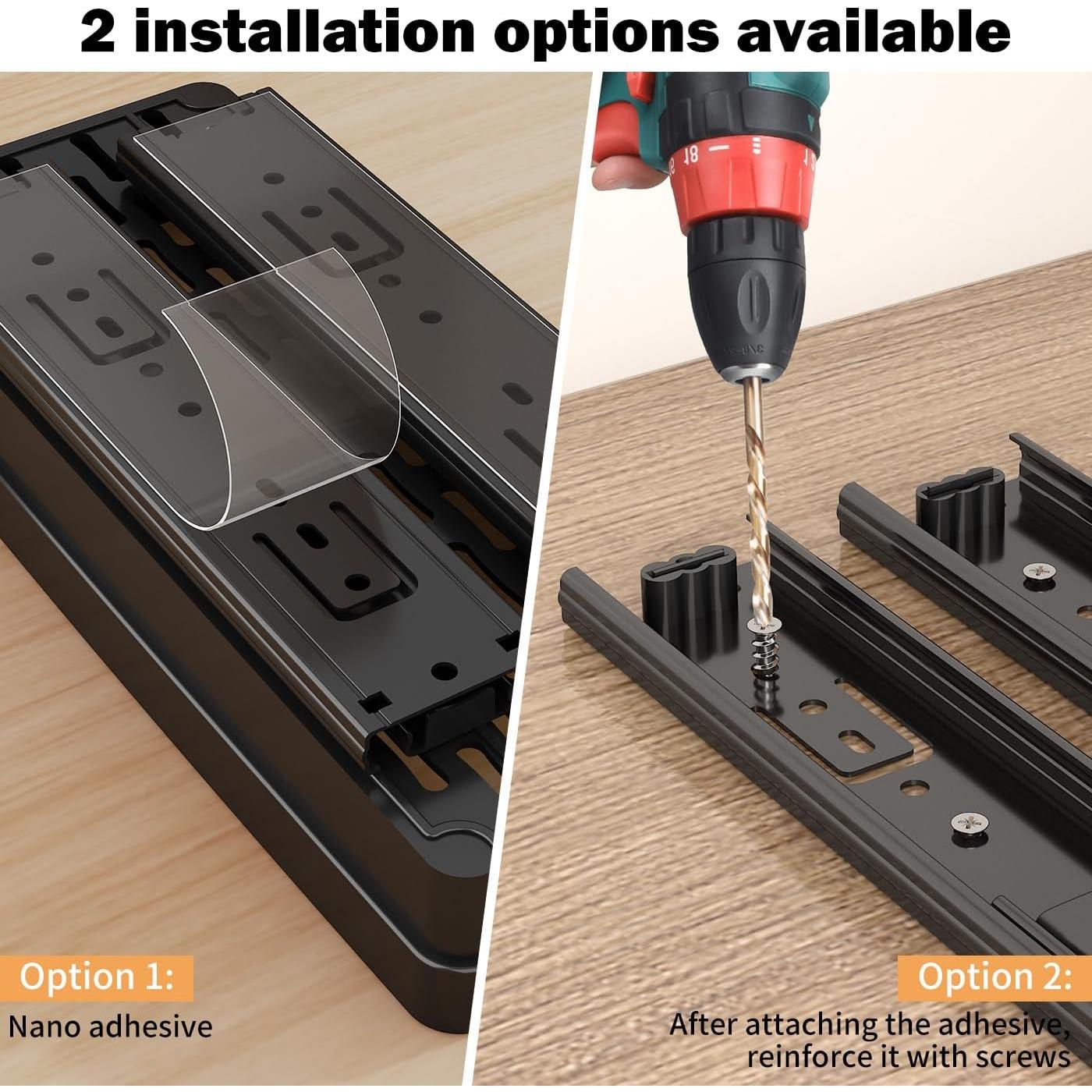 Organizador de Especias Deslizante XIANKE 2 Niveles 2Pack