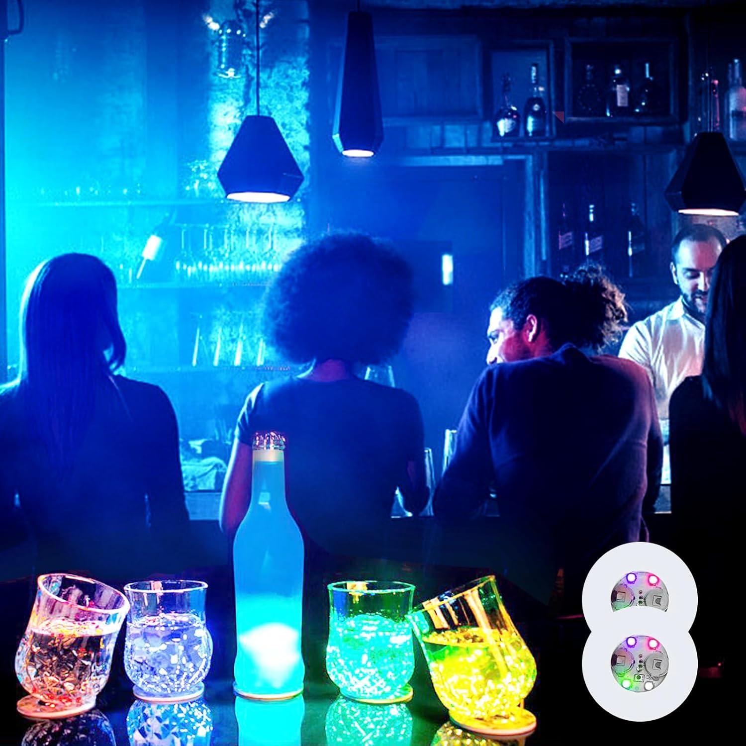 Posavasos LED AUSTUFF 25 Pcs Iluminados Multicolor