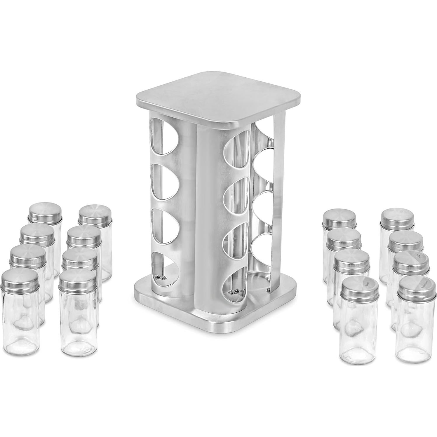 Soporte Giratorio para Especias Mejor de Internet 16 Tarros