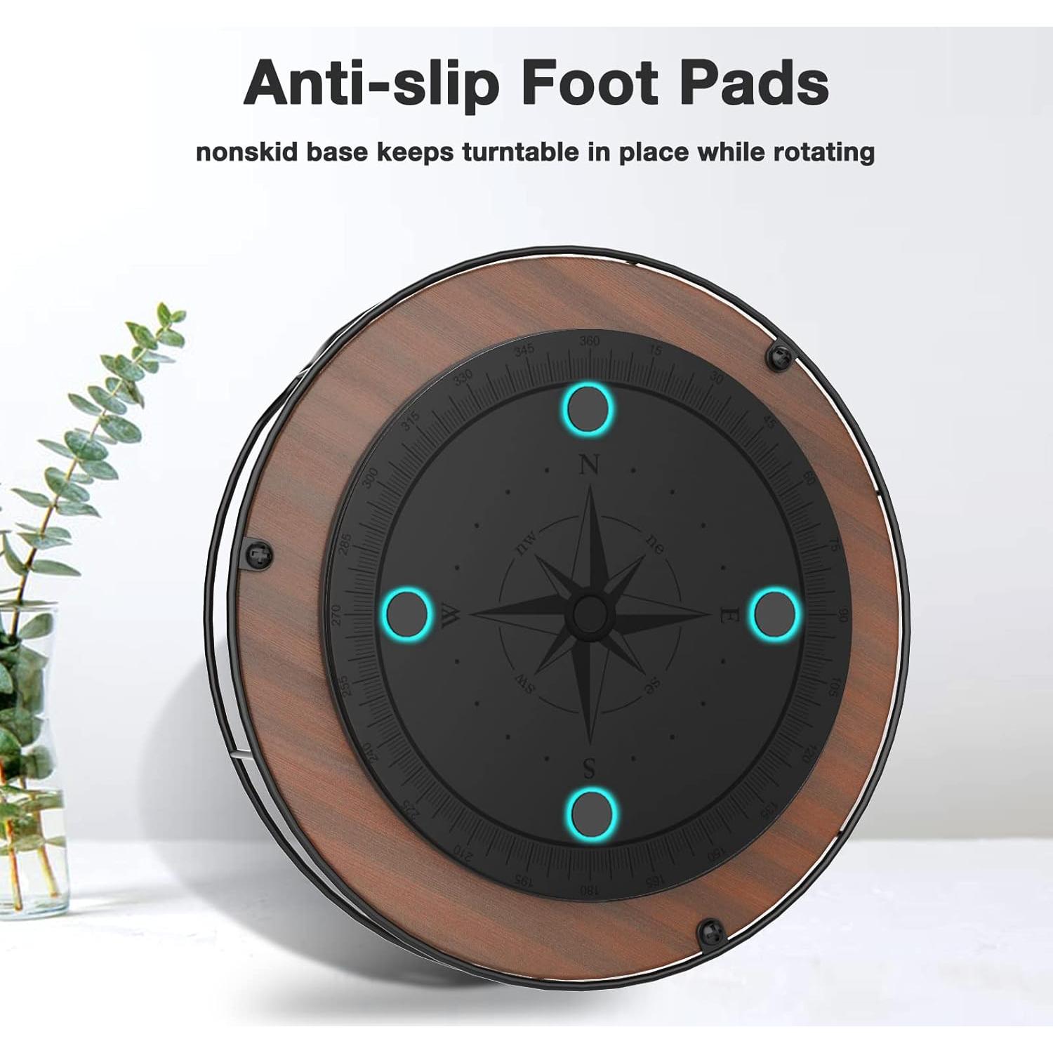 Organizador Giratorio Lazy Susan AXTEE 30,48 cm Marrón