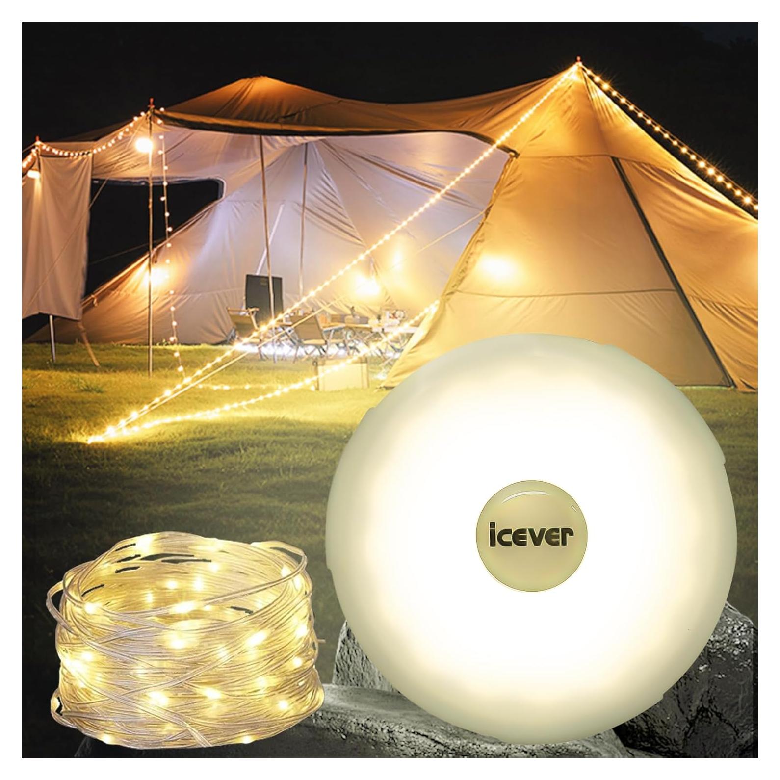 Luz de Camping LED Icever 10M Recargable Impermeable