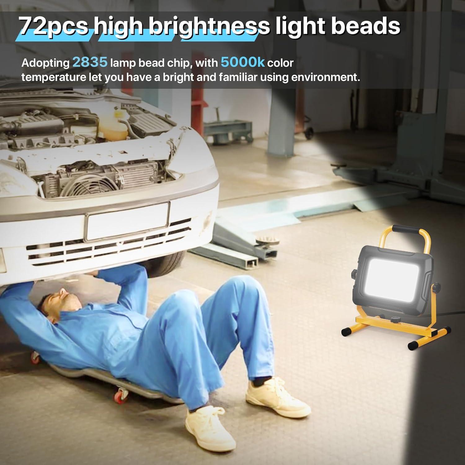 Luz de Trabajo LED HYPERLITE 50W 5000 Lúmenes Impermeable