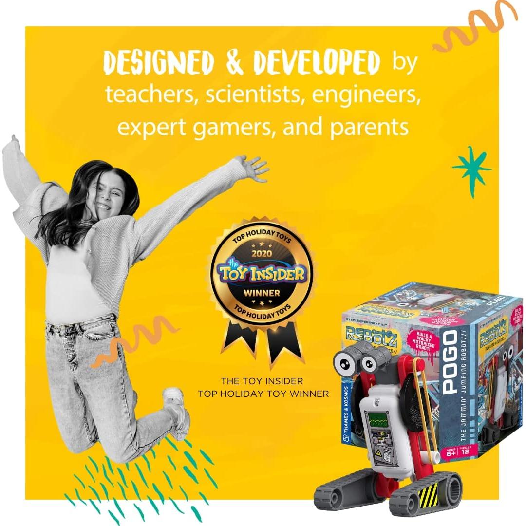 Robot Saltarín Jammin' Thames & Kosmos Pogo | 10 cm