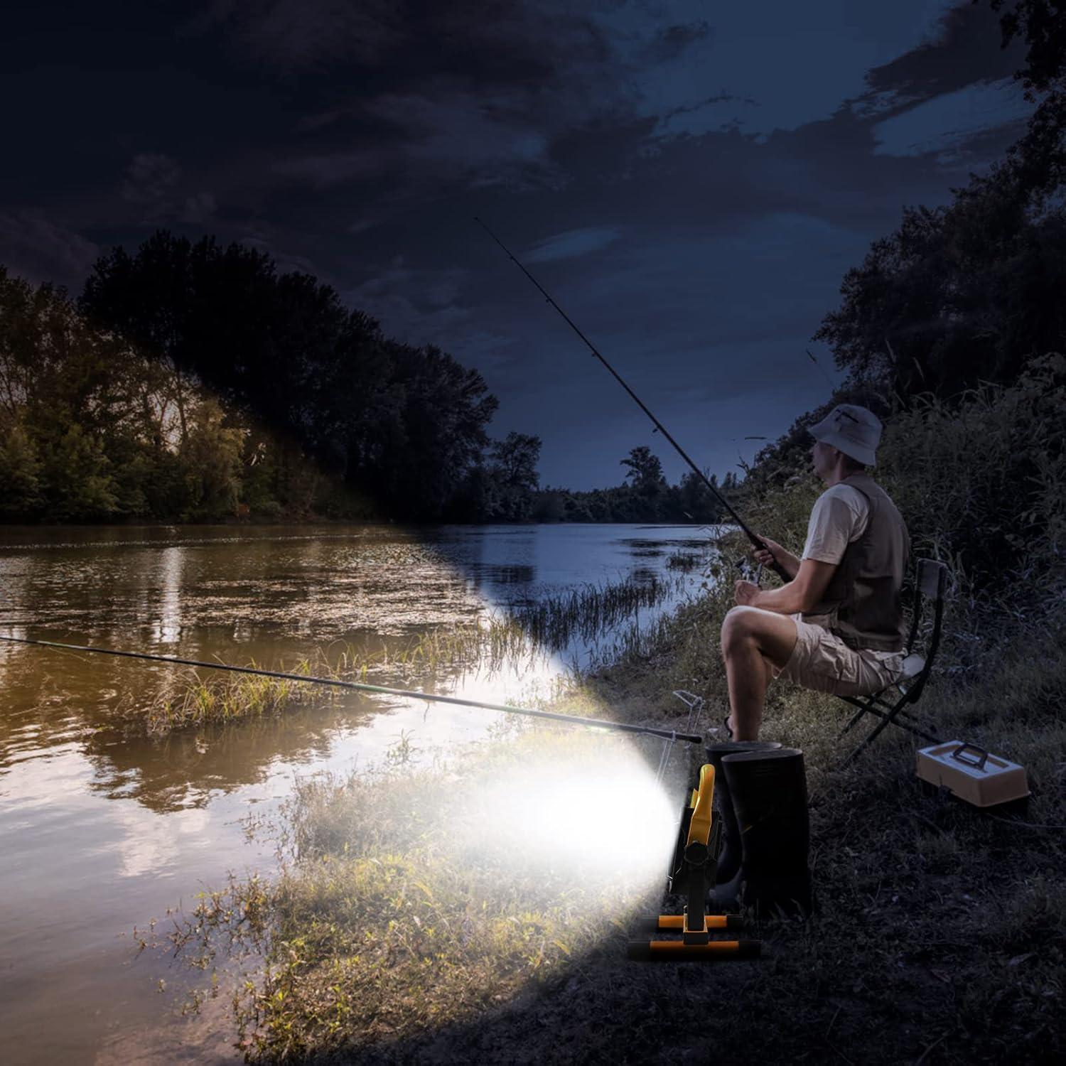 Luz de Trabajo LED Recargable 100W 7000LM IPX5 Portátil