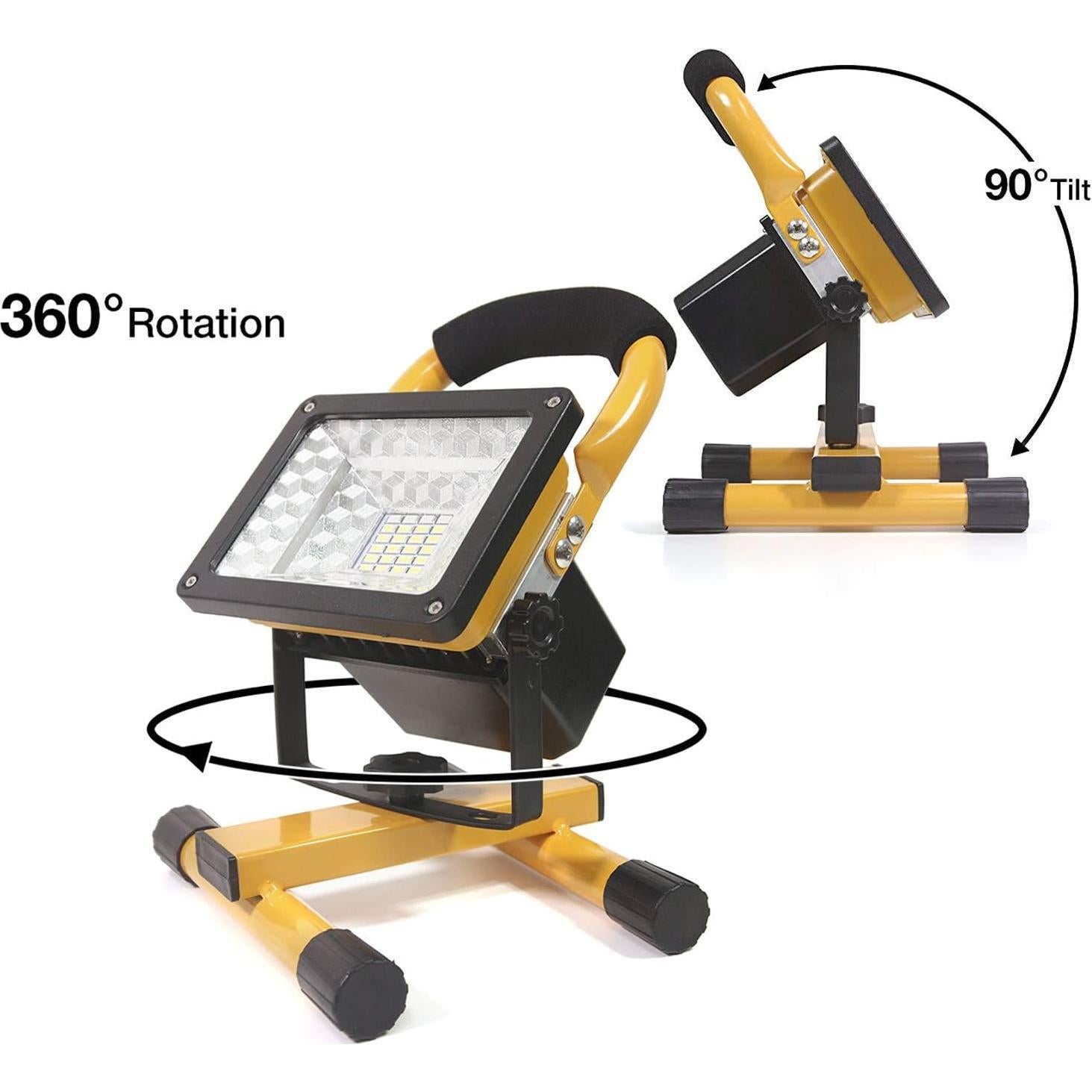 Luz de Trabajo LED Recargable OTYTY W804 30W IP65 Portátil