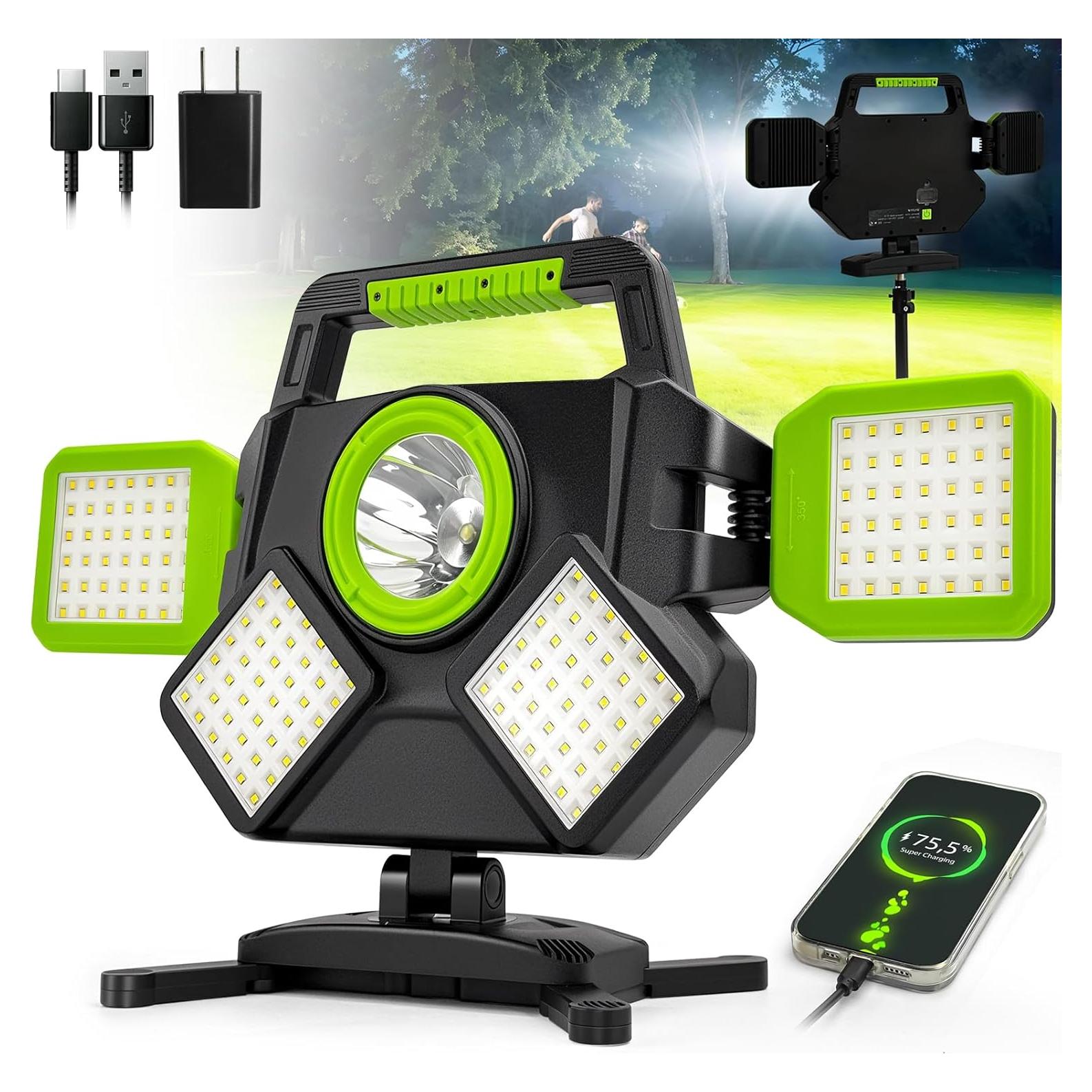 Luz de Trabajo Recargable SYLSTAR 55W 5000LM Magnética