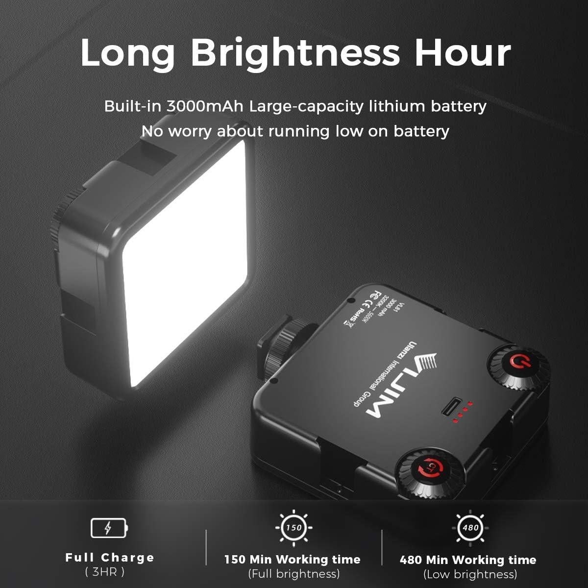 Luz de Video LED Bi-Color ULANZI VL-81 3000mAh con Softbox