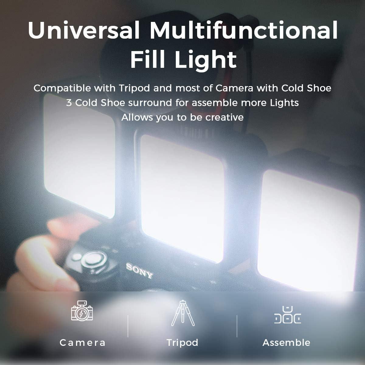 Luz de Video LED Bi-Color ULANZI VL-81 3000mAh con Softbox