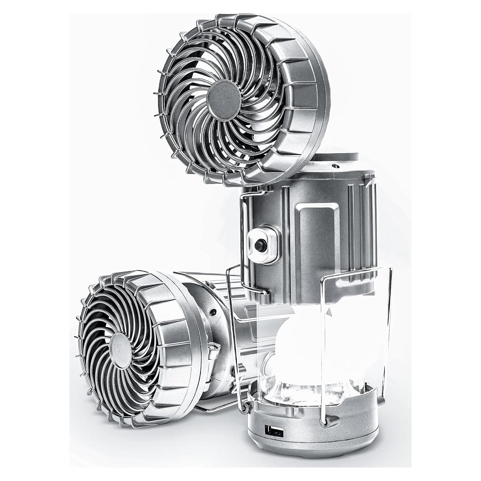 Linterna de Camping Solar con Ventilador SZJIELFR 9,91x17,53cm