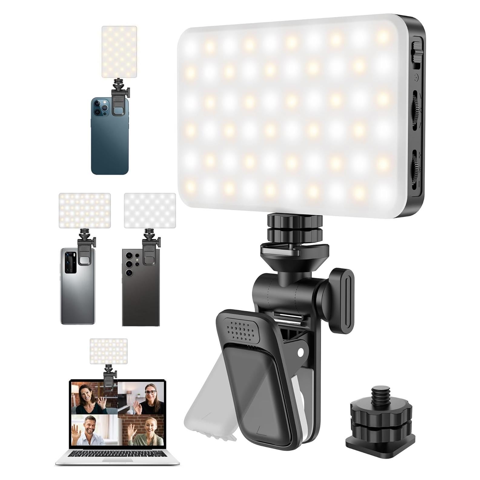 Luz de Selfie Portátil Povodo D10 con 120 LED y Batería 3000mAh
