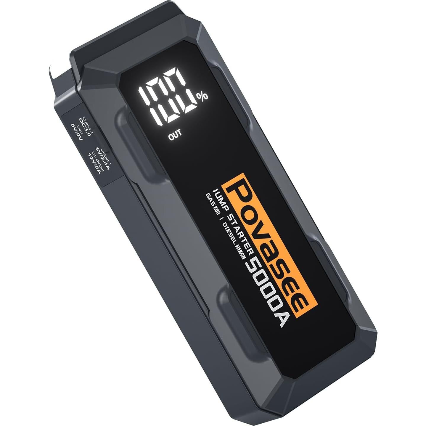 Arrancador de Batería Portátil Povasee A40 5000A 12V