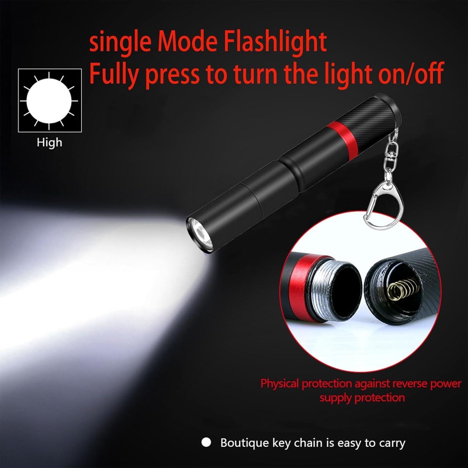 Paquete de 9 Linternas de Boligrafo LED Hilngav EDC