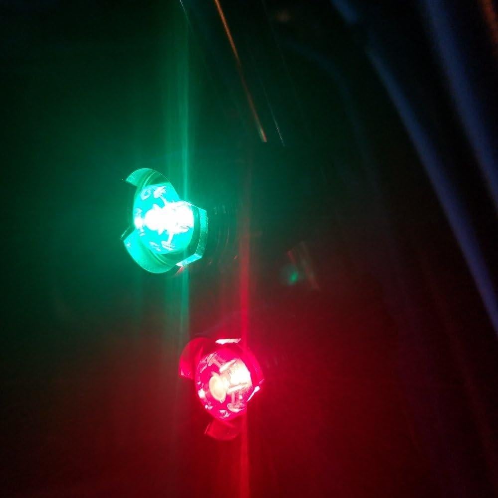 Luces LED de Seguridad Bright Eyes para Barcos - Rojo y Verde