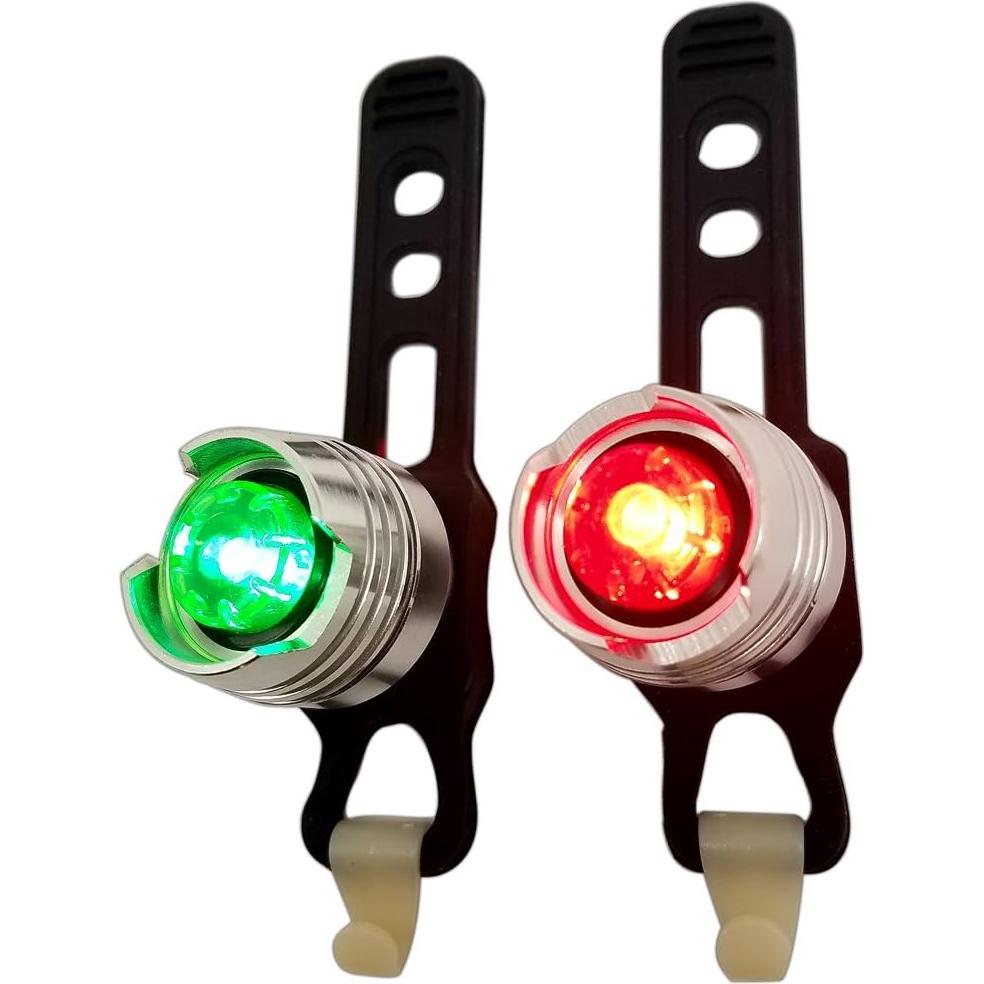 Luces LED de Seguridad Bright Eyes para Barcos - Rojo y Verde