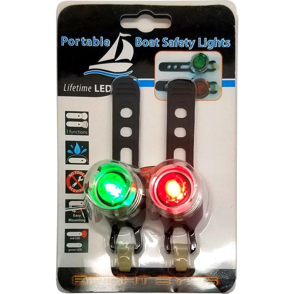 Luces LED de Seguridad Bright Eyes para Barcos - Rojo y Verde
