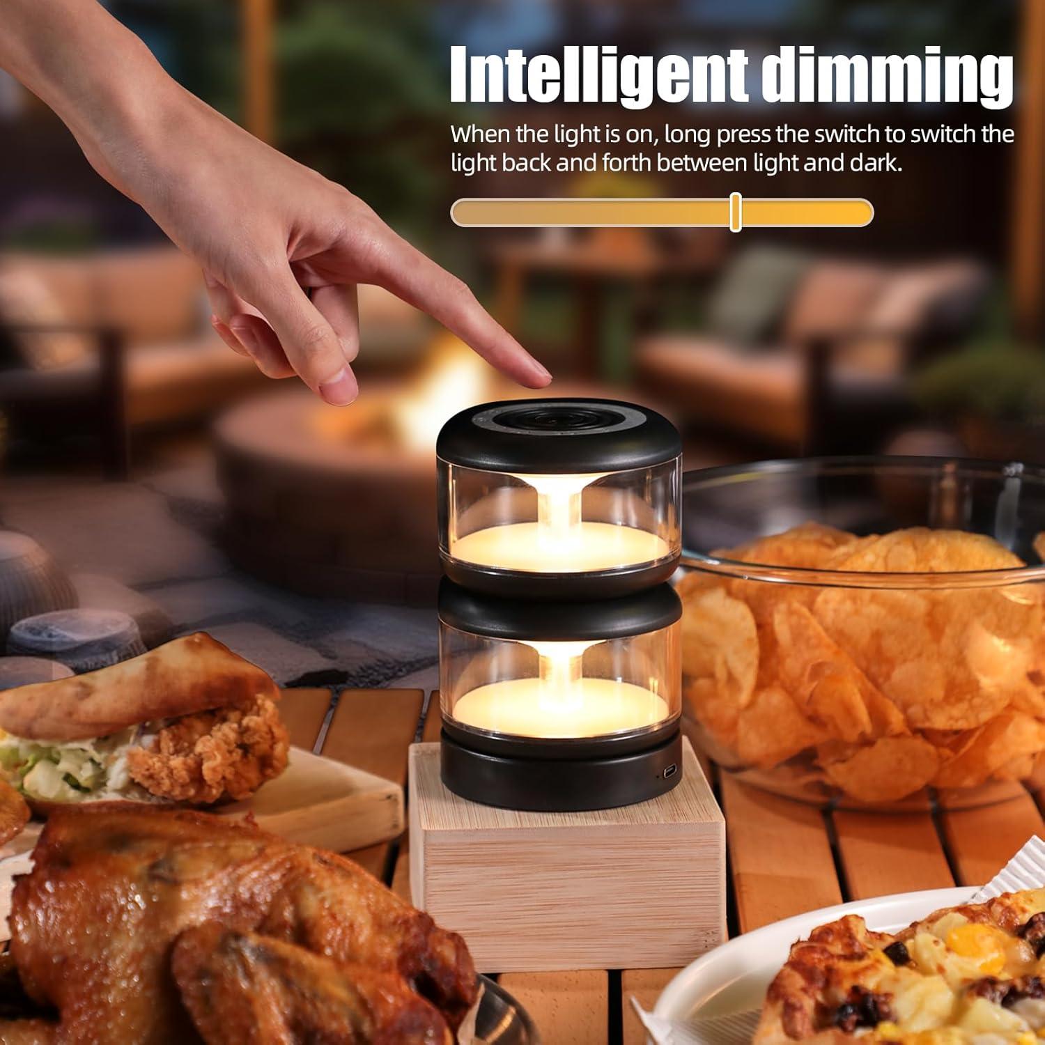 Luz Nocturna Portátil LED Oneleaf - 3 Luces Recargables