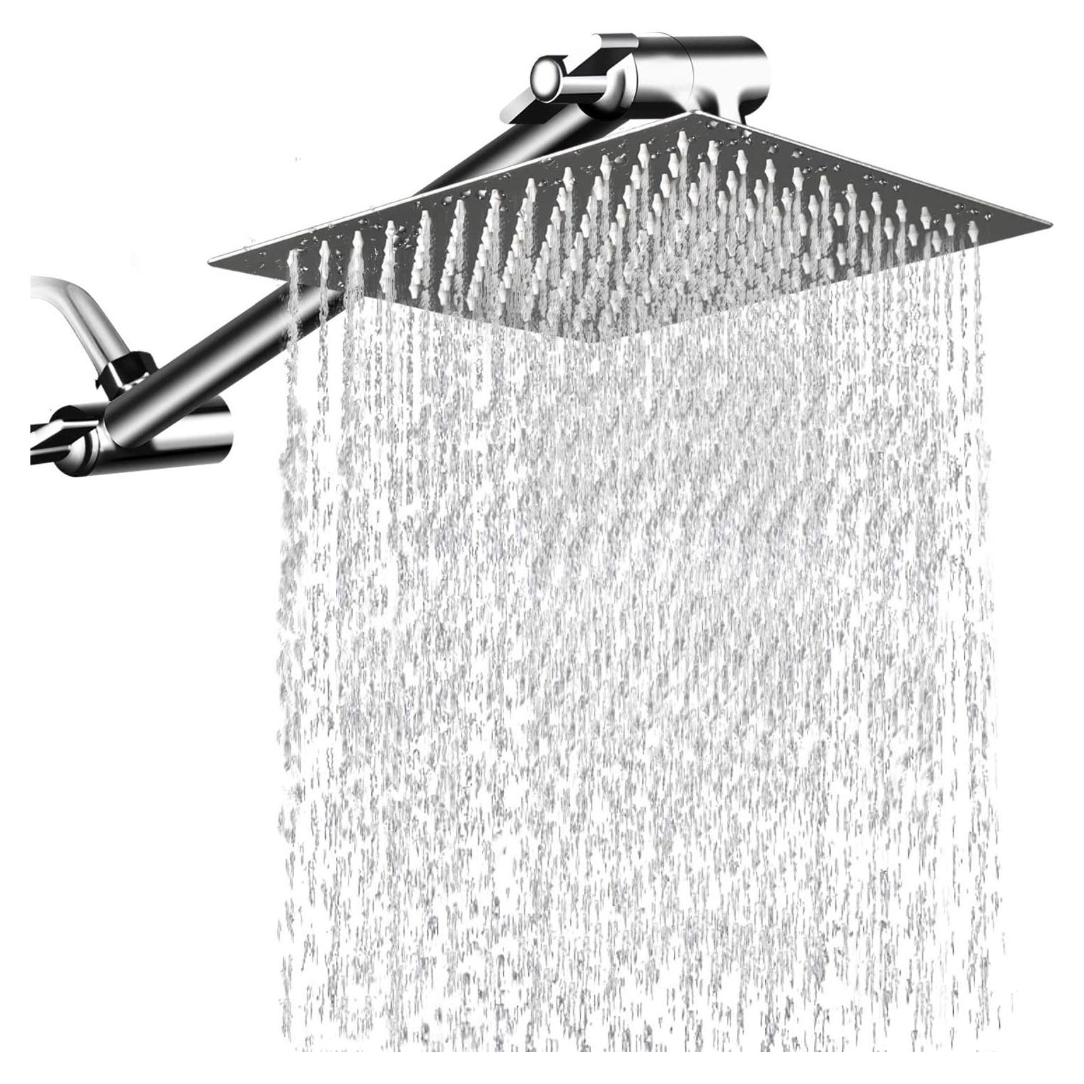 Cabezal de Ducha de Alta Presión PinWin 30,48 cm Cromo