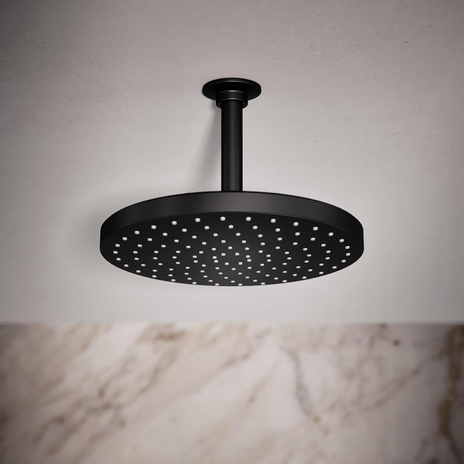 Cabezal de Ducha KOHLER Awaken 10" Negro Mate 1.75 GPM