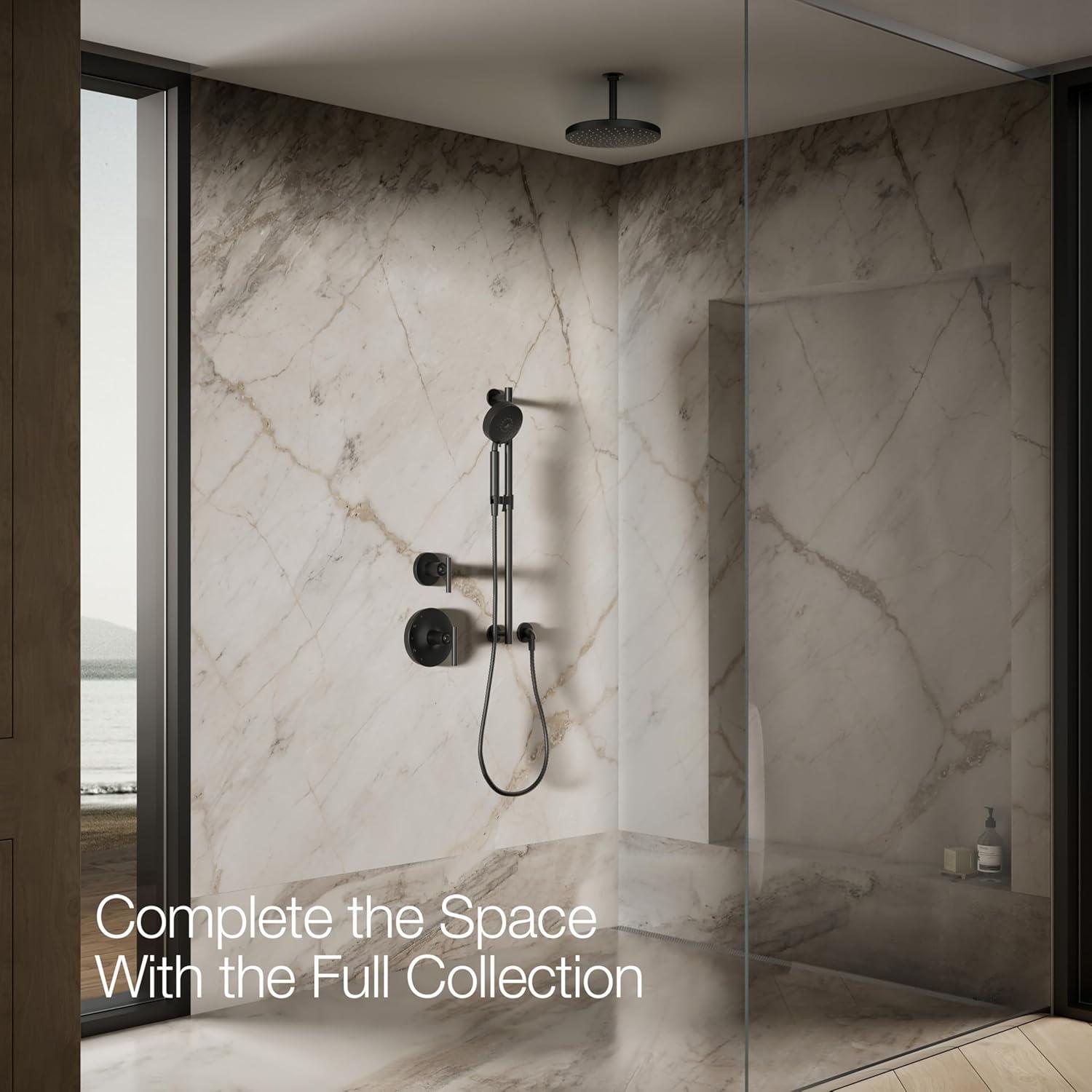 Cabezal de Ducha KOHLER Awaken 10" Negro Mate 1.75 GPM