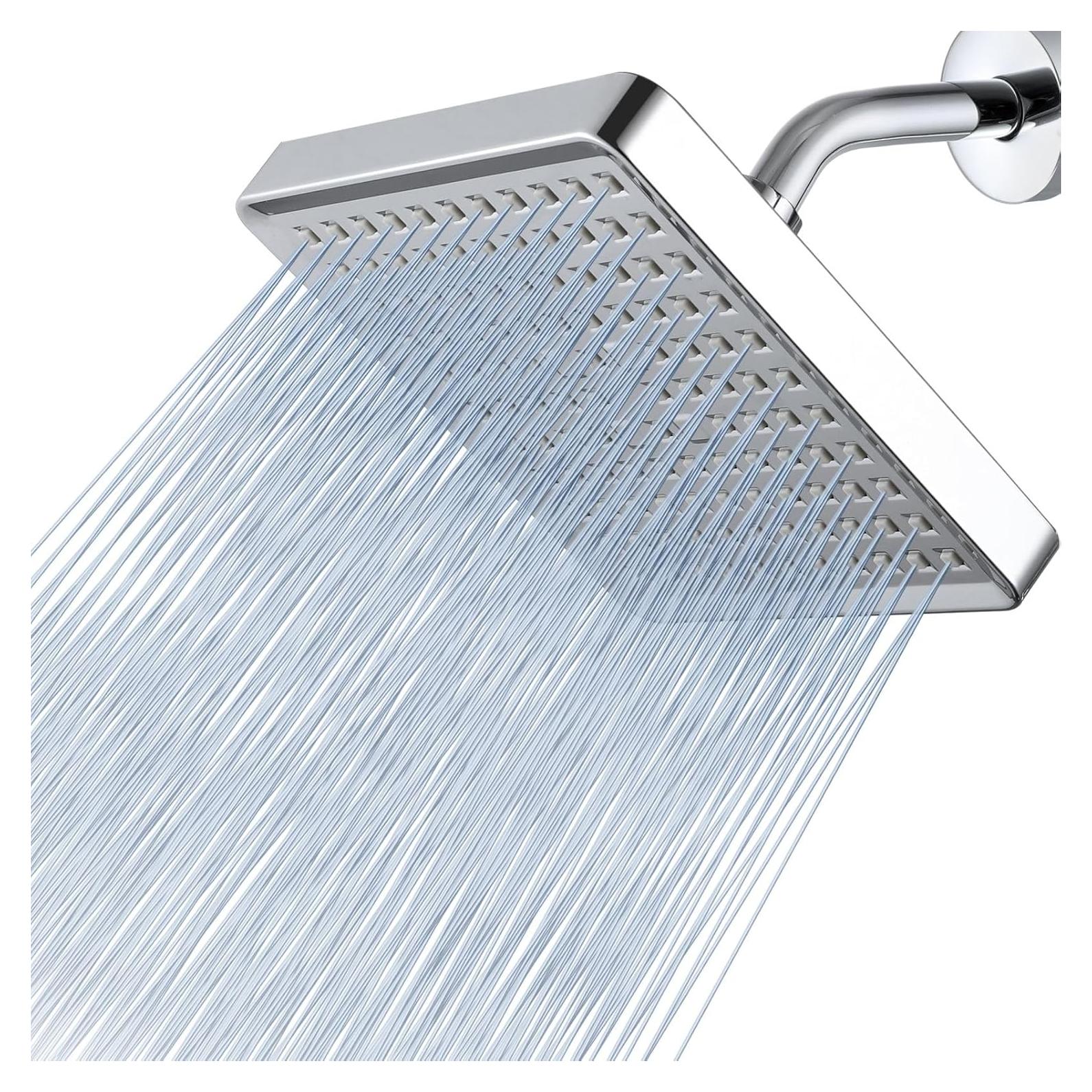 Cabezal de Ducha Alta Presión Voolan Cuadrado Cromo