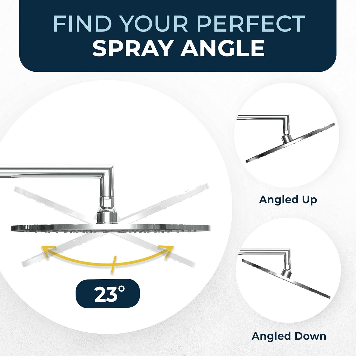 Cabezal de Ducha HammerHead Showers 30 cm Metal Cromo