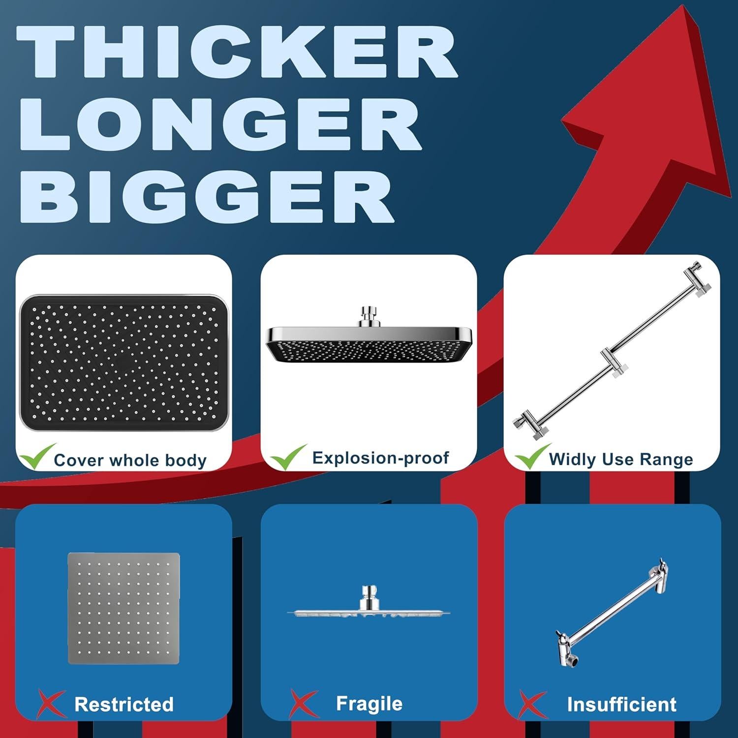 Ducha de Lluvia SREEZNX 33 cm Cromada con Spray de Mano