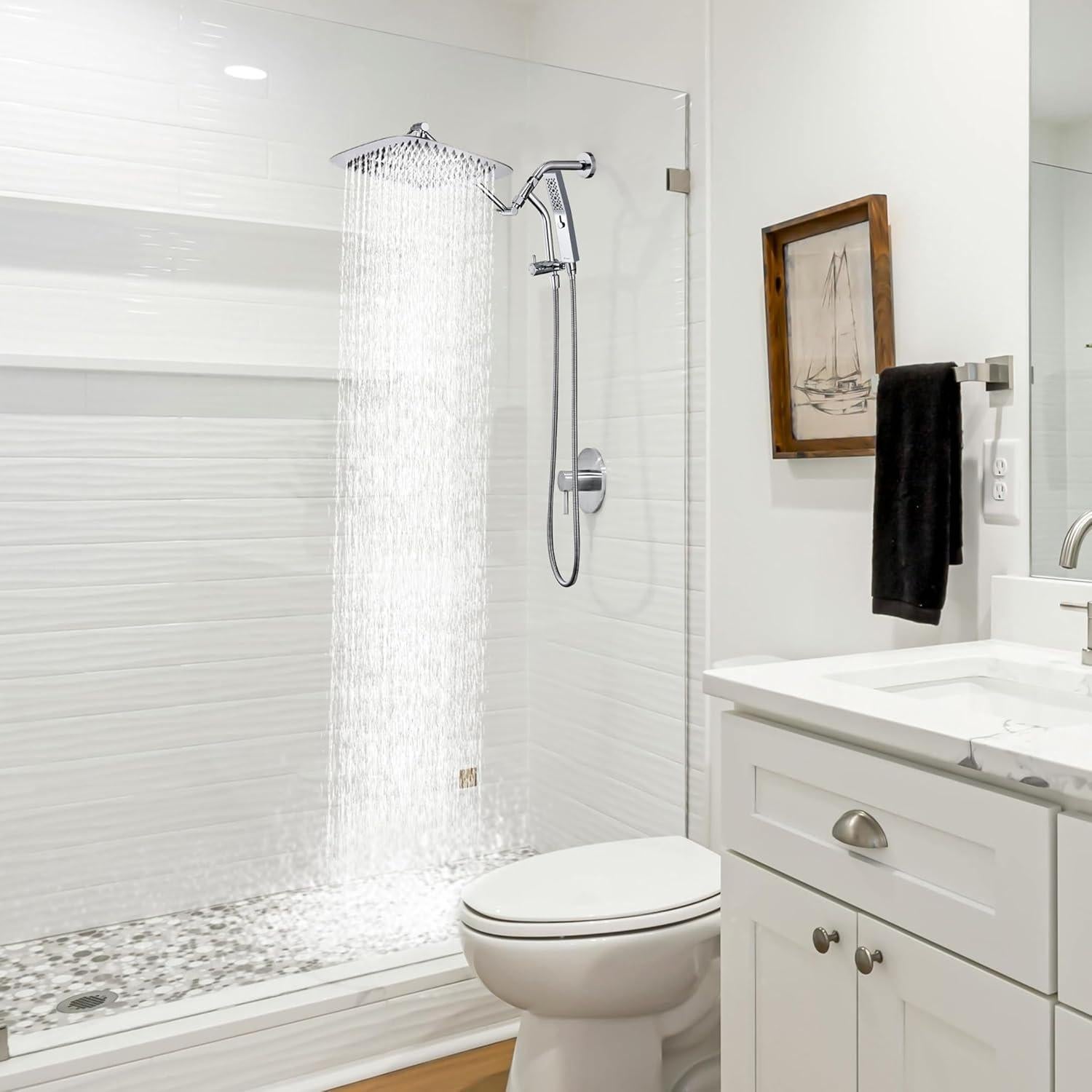 Cabezal de Ducha G-Promise Todo Metal 35.56 cm Cromo