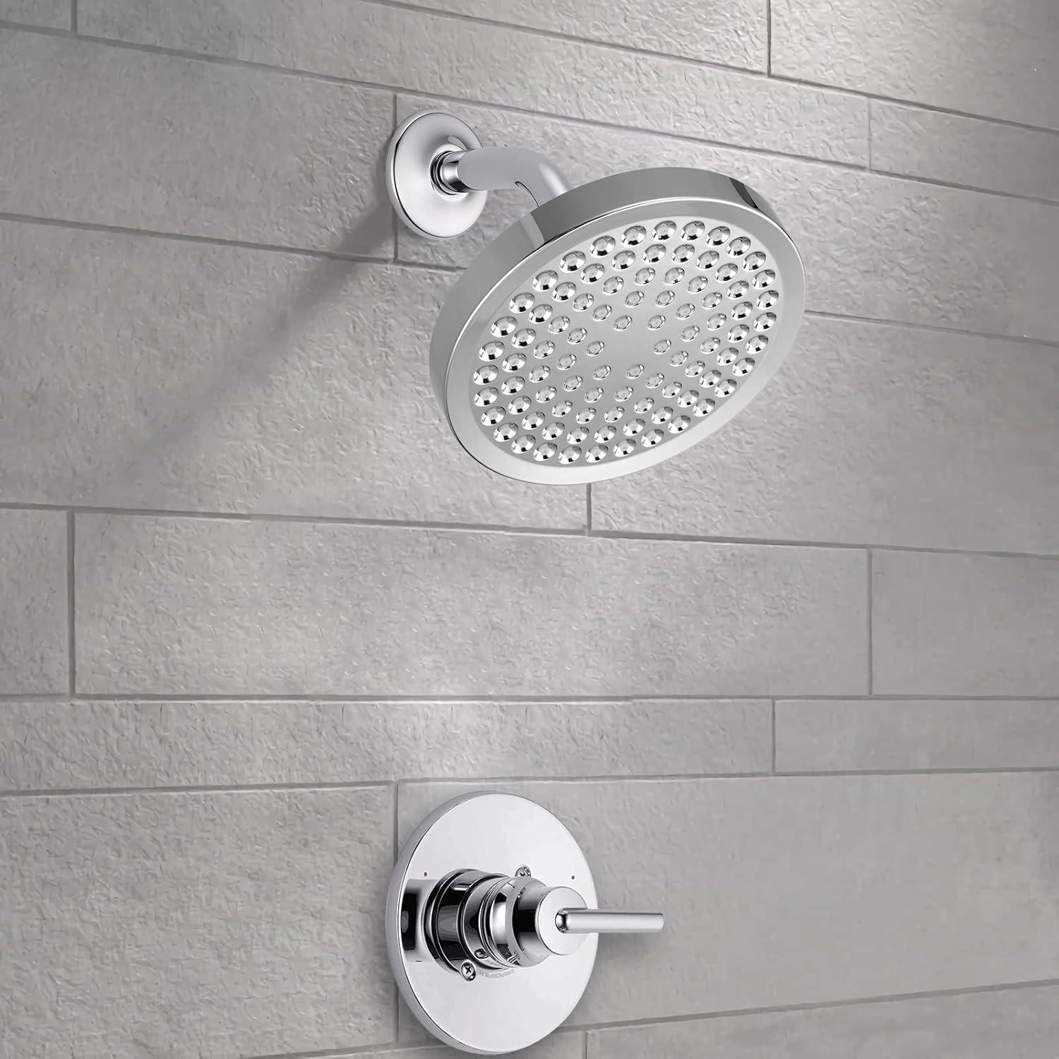 Cabezal de Ducha de Lluvia Nuodan 6" Cromo Alta Presión