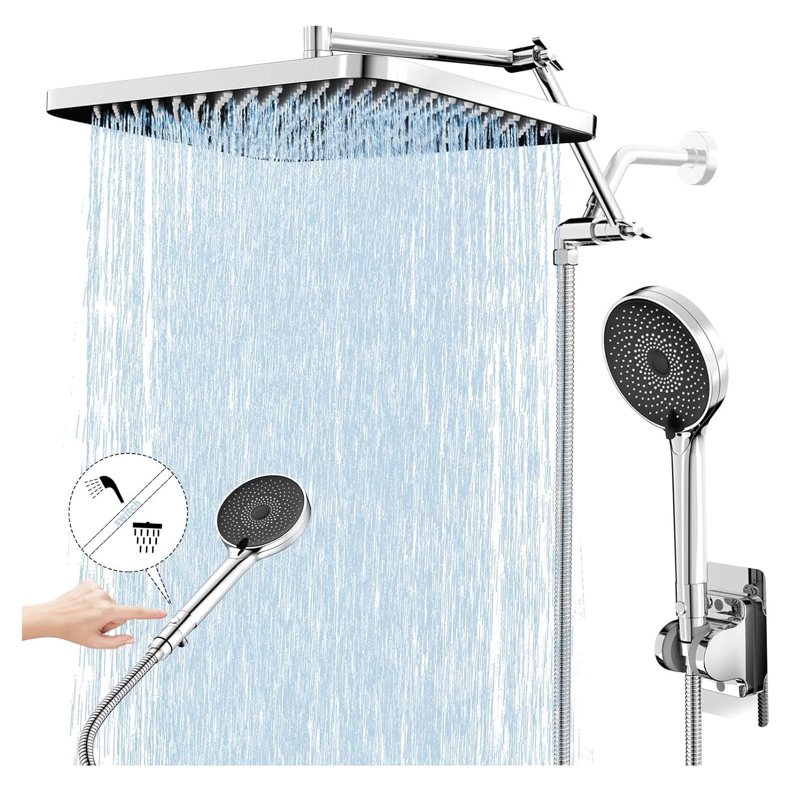 Cabezal de Ducha de Lluvia MINGOR-Style 33 cm Cromo