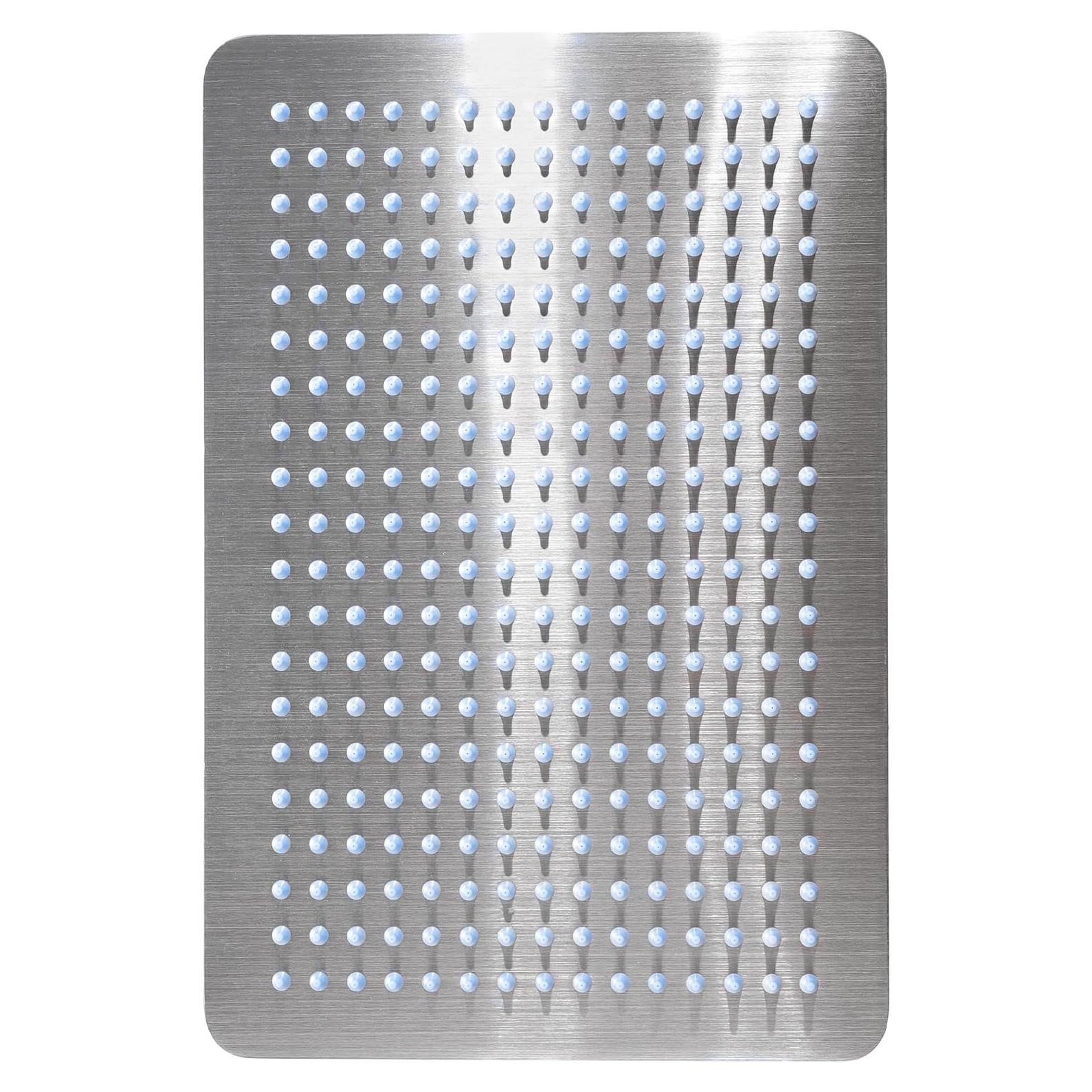 Cabezal de Ducha Rectangular KES 30 cm Acero Cepillado 300 Boquillas