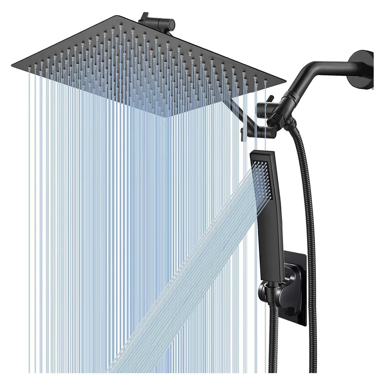 Cabezal de Ducha de Lluvia 12'' BELLEARLY con Rociador de Mano