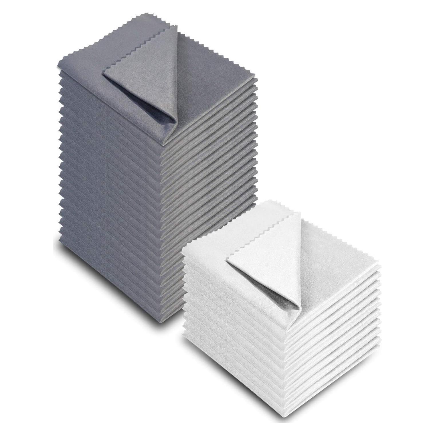 Paño de limpieza AAwipes 30 microfibra 15x18 cm 10 blancos 20 grises