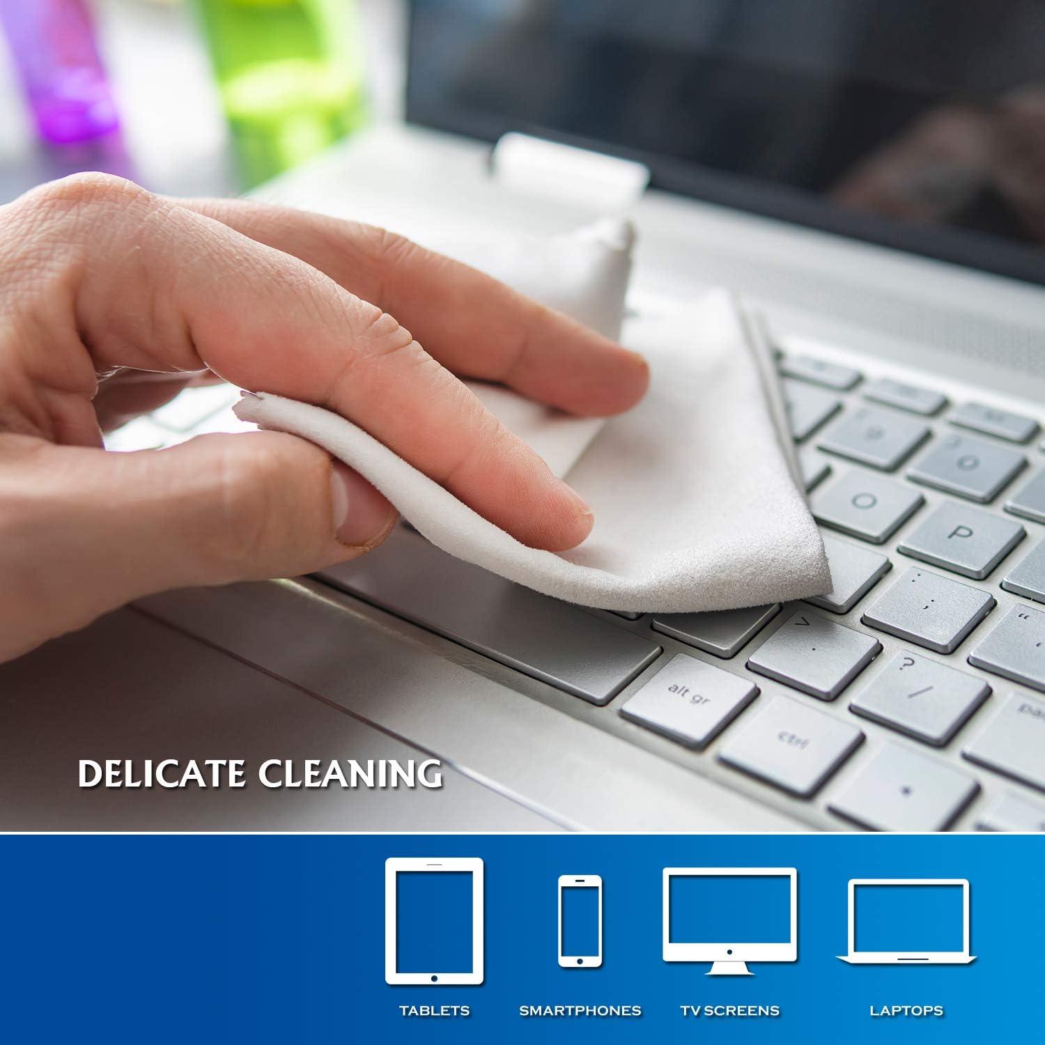 Paño de limpieza AAwipes 30 microfibra 15x18 cm 10 blancos 20 grises