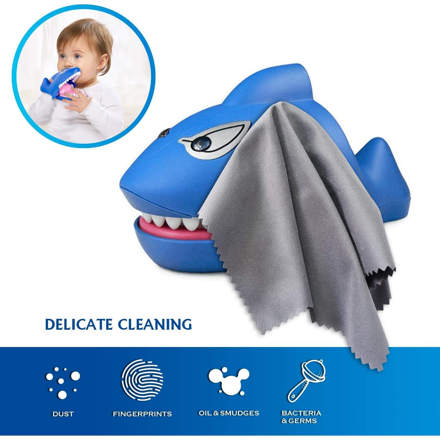 Paño de limpieza AAwipes 30 microfibra 15x18 cm 10 blancos 20 grises